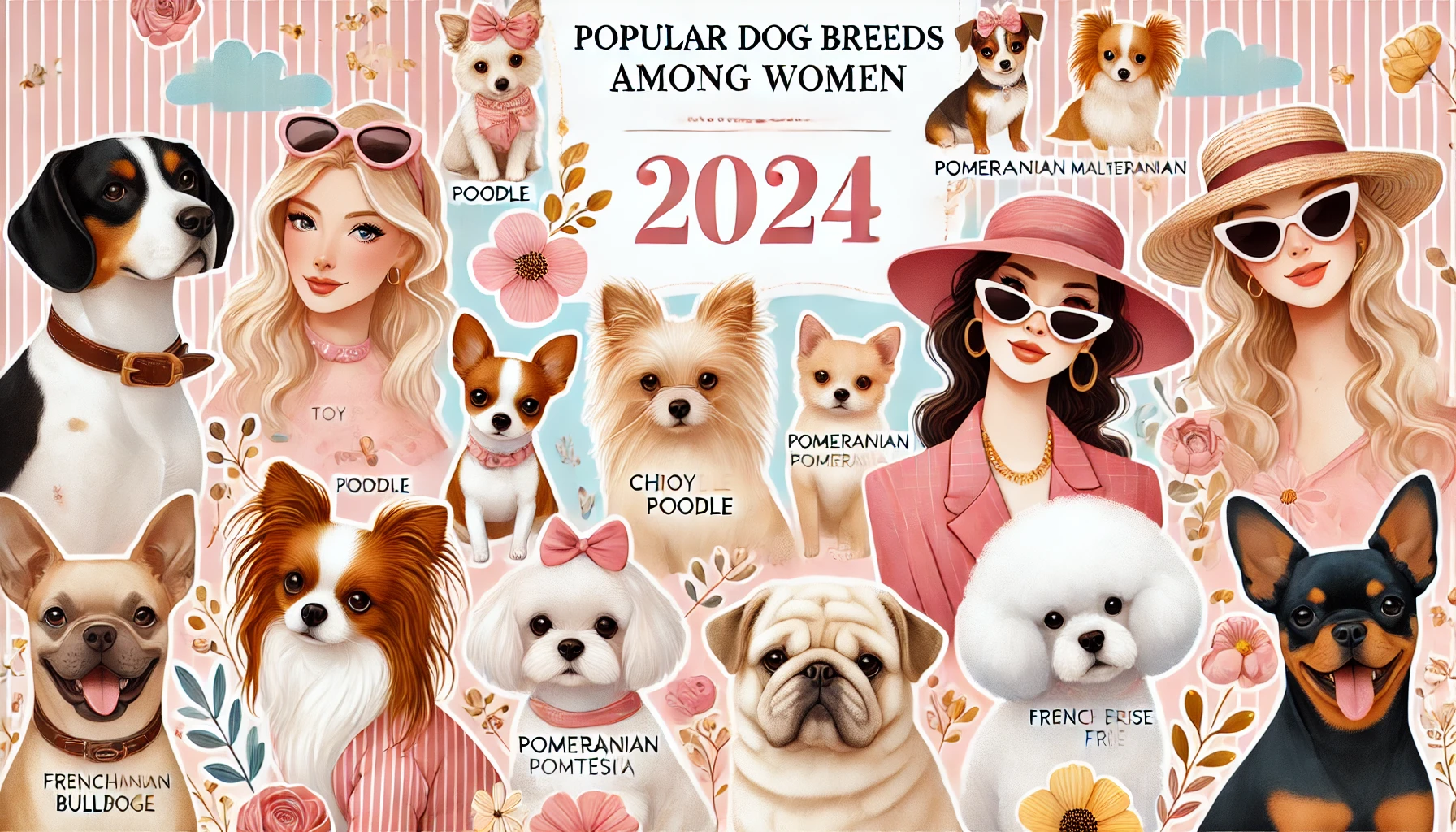 2024年女性に人気の犬種ランキング